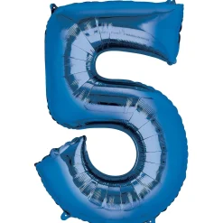 34in Number (0-9) Balloon, Assorted Colors