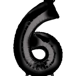 34in Number (0-9) Balloon, Assorted Colors