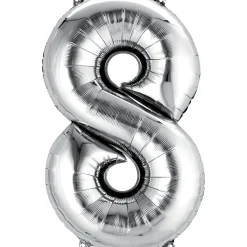 34in Number (0-9) Balloon, Assorted Colors