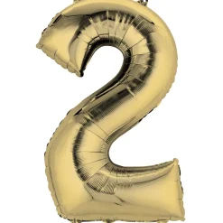34in Number (0-9) Balloon, Assorted Colors