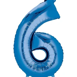34in Number (0-9) Balloon, Assorted Colors
