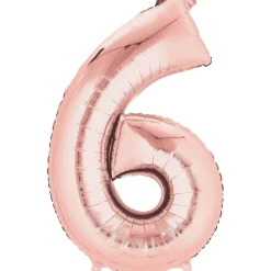 34in Number (0-9) Balloon, Assorted Colors
