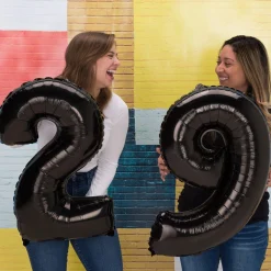 34in Number (0-9) Balloon, Assorted Colors