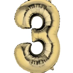 34in Number (0-9) Balloon, Assorted Colors