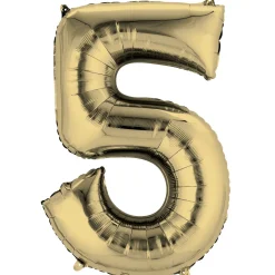 34in Number (0-9) Balloon, Assorted Colors