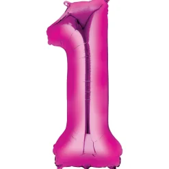 34in Number (0-9) Balloon, Assorted Colors