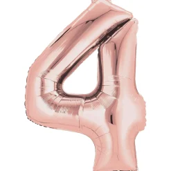34in Number (0-9) Balloon, Assorted Colors