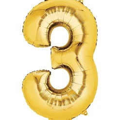34in Number (0-9) Balloon, Assorted Colors