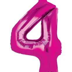 34in Number (0-9) Balloon, Assorted Colors