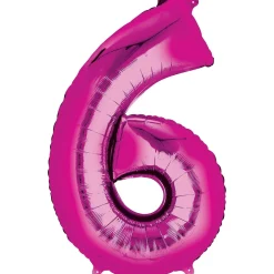 34in Number (0-9) Balloon, Assorted Colors