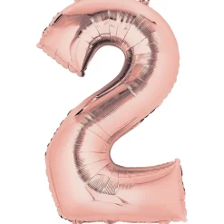 34in Number (0-9) Balloon, Assorted Colors