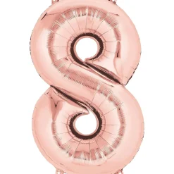 34in Number (0-9) Balloon, Assorted Colors