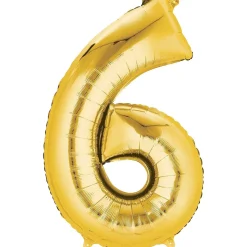 34in Number (0-9) Balloon, Assorted Colors