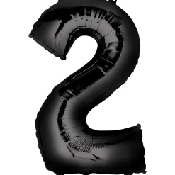 34in Number (0-9) Balloon, Assorted Colors