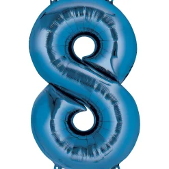34in Number (0-9) Balloon, Assorted Colors