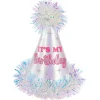 Iridescent Birthday Party Hat