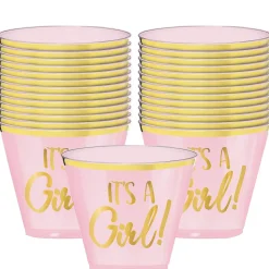 It's a Baby Plastic Cups - 9oz, 30ct, Assorted Colors