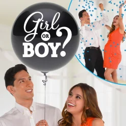 It's a Boy Gender Reveal Balloon with Blue Confetti, 24in