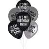 It's My Birthday Bruh Latex Balloons, 15ct