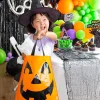Jack-o'-Lantern Plastic Trick-or-Treat Bag, 14in x 15.5in