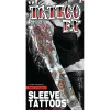 Japanese-Style Red Dragon Temporary Tattoo Sleeve, 3pc