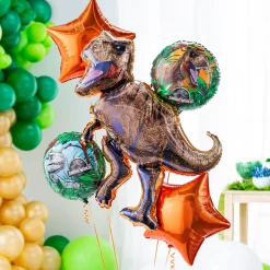 Jurassic World Foil Balloon Bouquet, 5pc