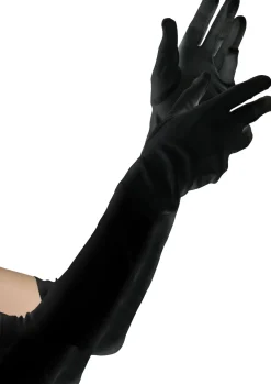 Kids' Black Elbow Gloves