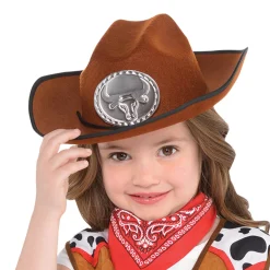 Kids' Brown Cowboy Hat