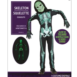 Kids' Glow-in-the-Dark Skeleton Costume