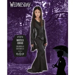 Kids' Morticia Addams Costume - Wednesday TV Series