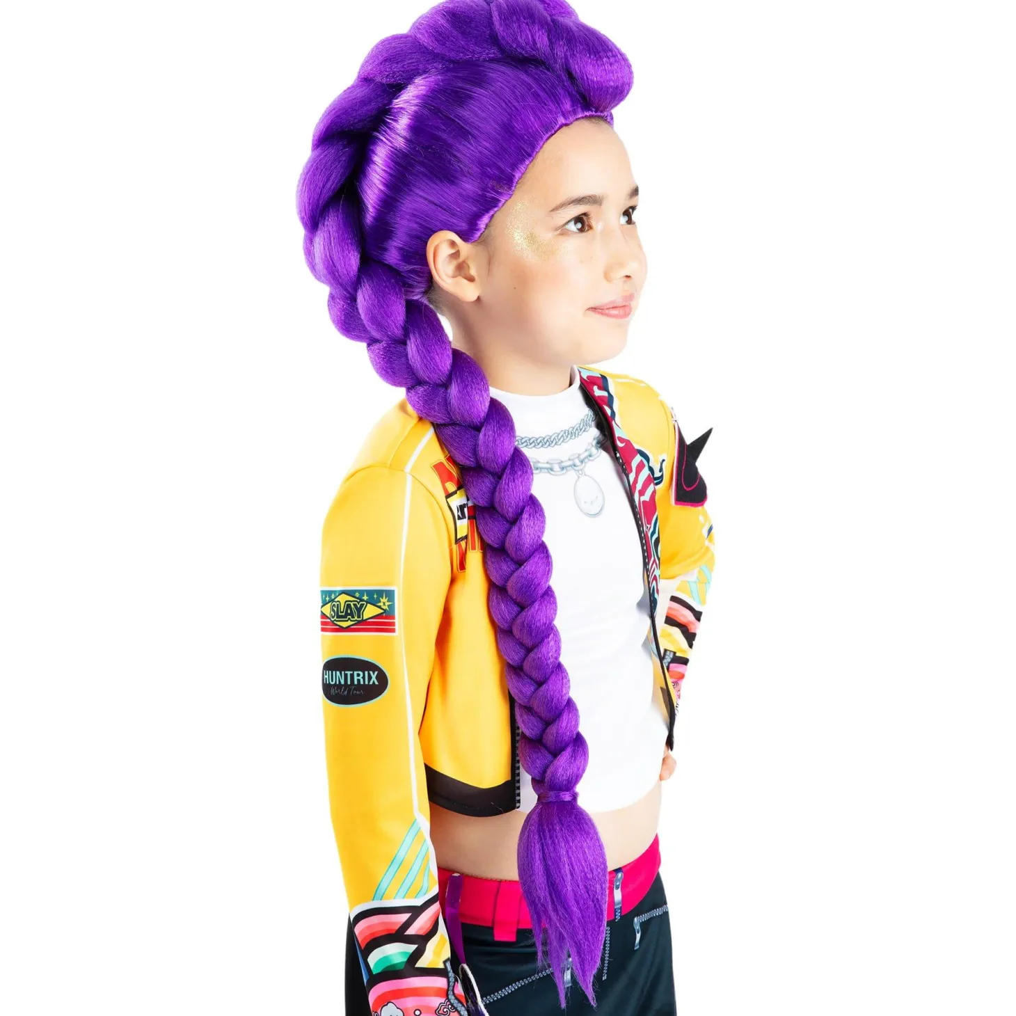 KPop Rumi Demon Hunters Kids Wig