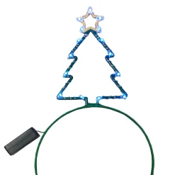 Light-Up Christmas Tree Outline Headband