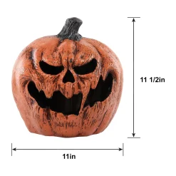 Light-Up Evil Pumpkin