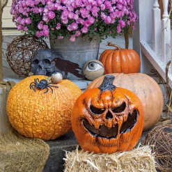 Light-Up Evil Pumpkin
