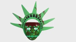Light-Up Lady Liberty Mask - The Purge: Election Year