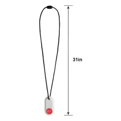 Light-Up Medical Alert Button Necklace Prop - 100th Day of School