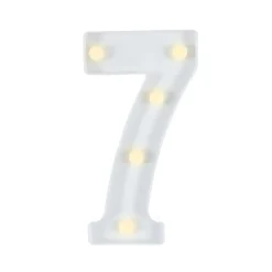 Light-Up Standing Number (0-9), 8in