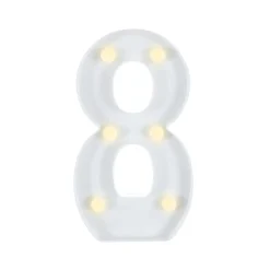 Light-Up Standing Number (0-9), 8in