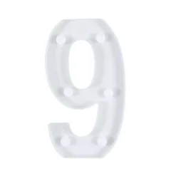 Light-Up Standing Number (0-9), 8in