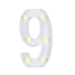 Light-Up Standing Number (0-9), 8in
