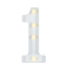 Light-Up Standing Number (0-9), 8in