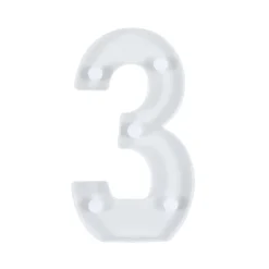 Light-Up Standing Number (0-9), 8in
