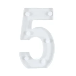 Light-Up Standing Number (0-9), 8in