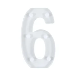 Light-Up Standing Number (0-9), 8in