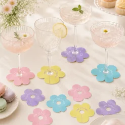 Little Daisy Baby Shower Cardstock Drink Markers, 10ct