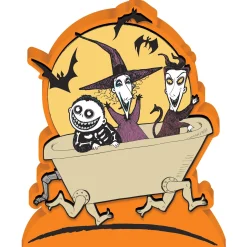 Lock, Shock & Barrel MDF Standing Sign, 10in x 12in - Nightmare Before Christmas