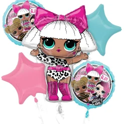 L.O.L. Surprise! Together 4-Eva Foil Balloon Bouquet, 5pc