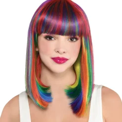 Long Bob Wig, Assorted Colors