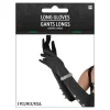 Long Satin Rhinestone Gloves