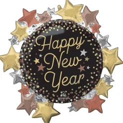 Luxe New Years Foil Balloon, 30in